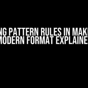 Mastering Pattern Rules in Make: Old vs. Modern Format Explained