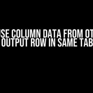 MySQL: Use Column Data from Other Row in Output Row in Same Table