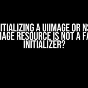 Why Initializing a UIImage or NSImage with Image Resource is Not a Failable Initializer?